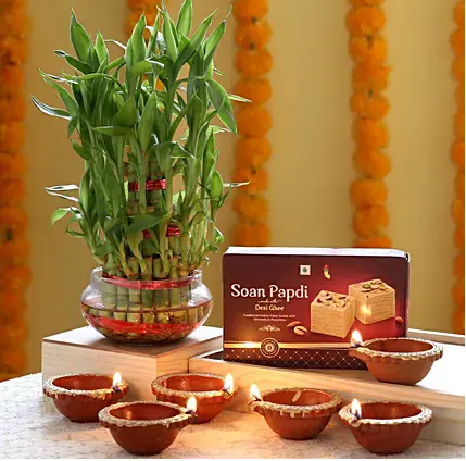 3 Layer Bamboo Sweet Diwali Combo